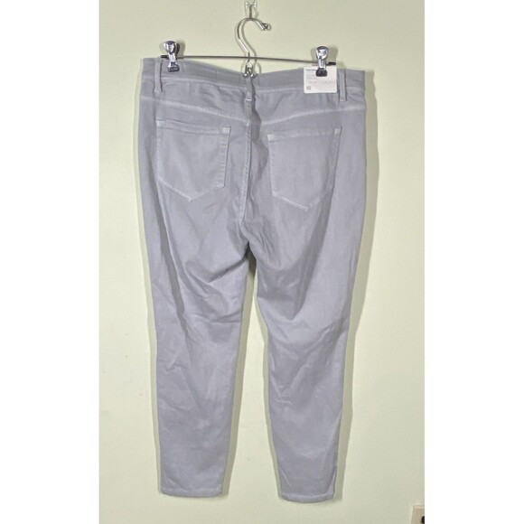 J Jill Denim Womens Sz 10 Light Zinc Gray Authentic Fit Slim Ankle Jeans - Picture 4 of 12